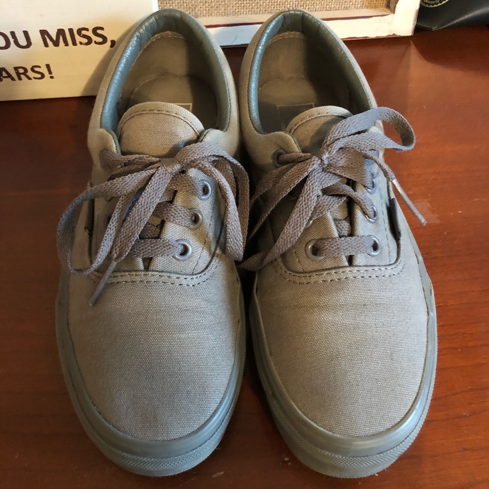 grey Vans
